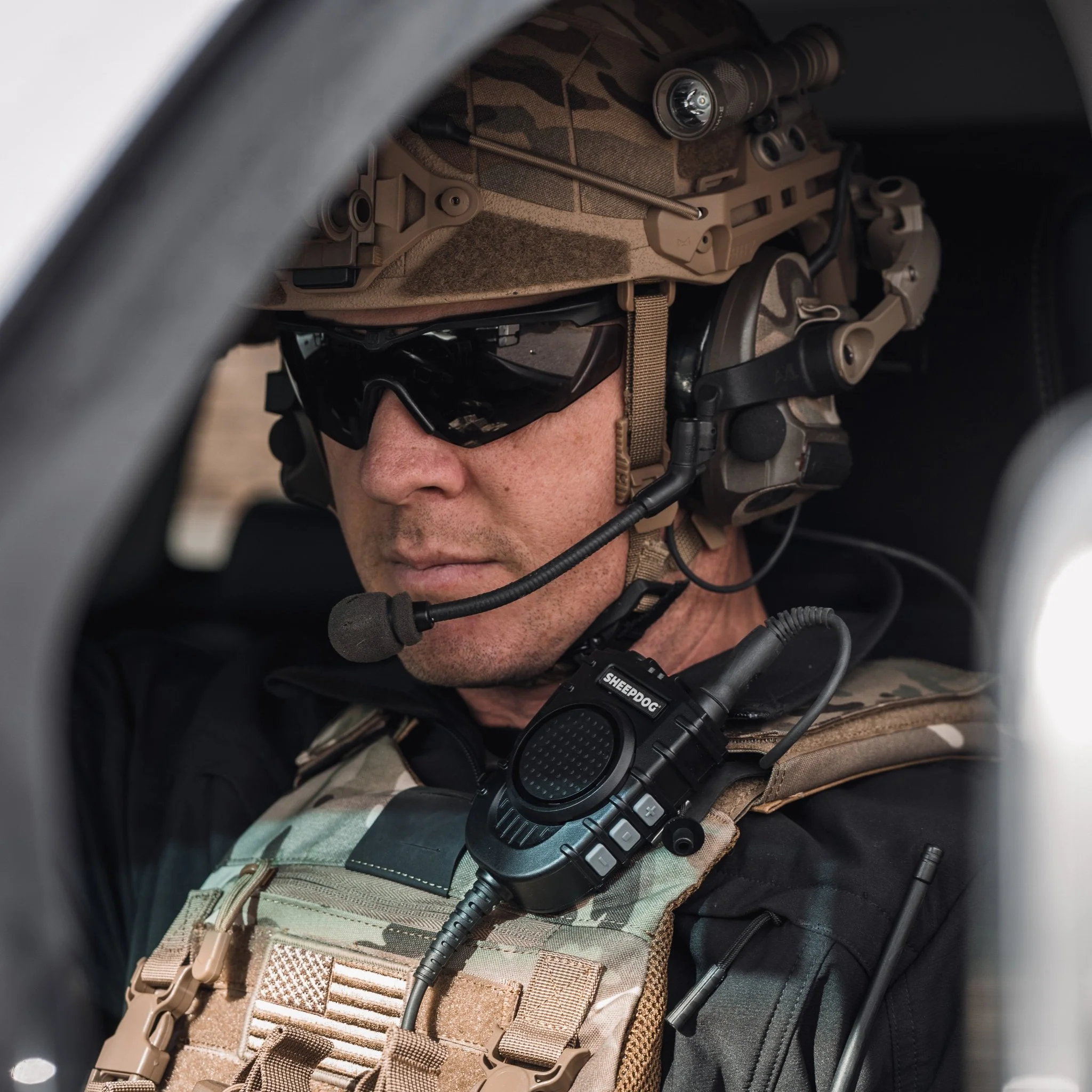 ENGAGE™ Tactical PTT Mic, 3.5mm/NEXUS, Ops-Core/Peltor, Straight Cord, Motorola APX - Image 4