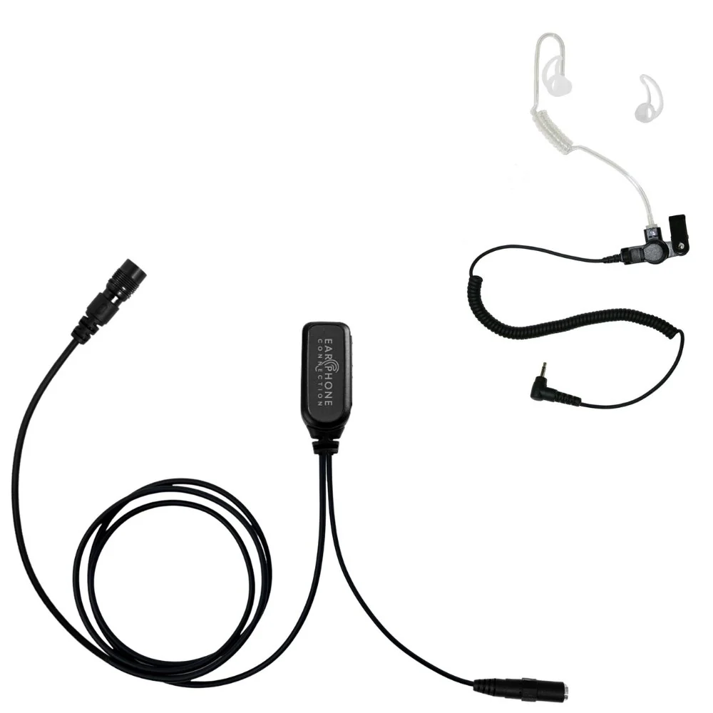 Hawk Lapel Mic, Tactical PTT, 3.5mm Earpiece Port - Image 3