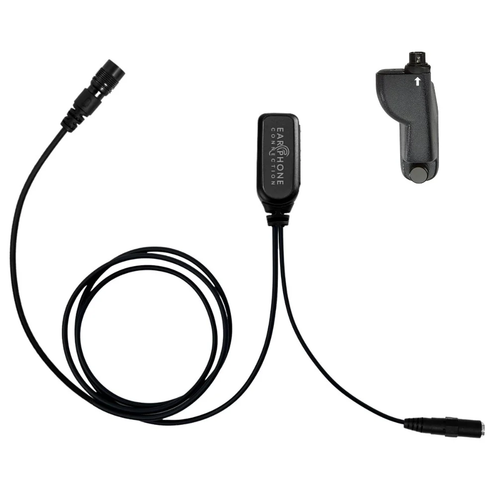 Hawk Lapel Mic, Tactical PTT, 3.5mm Earpiece Port - Image 4