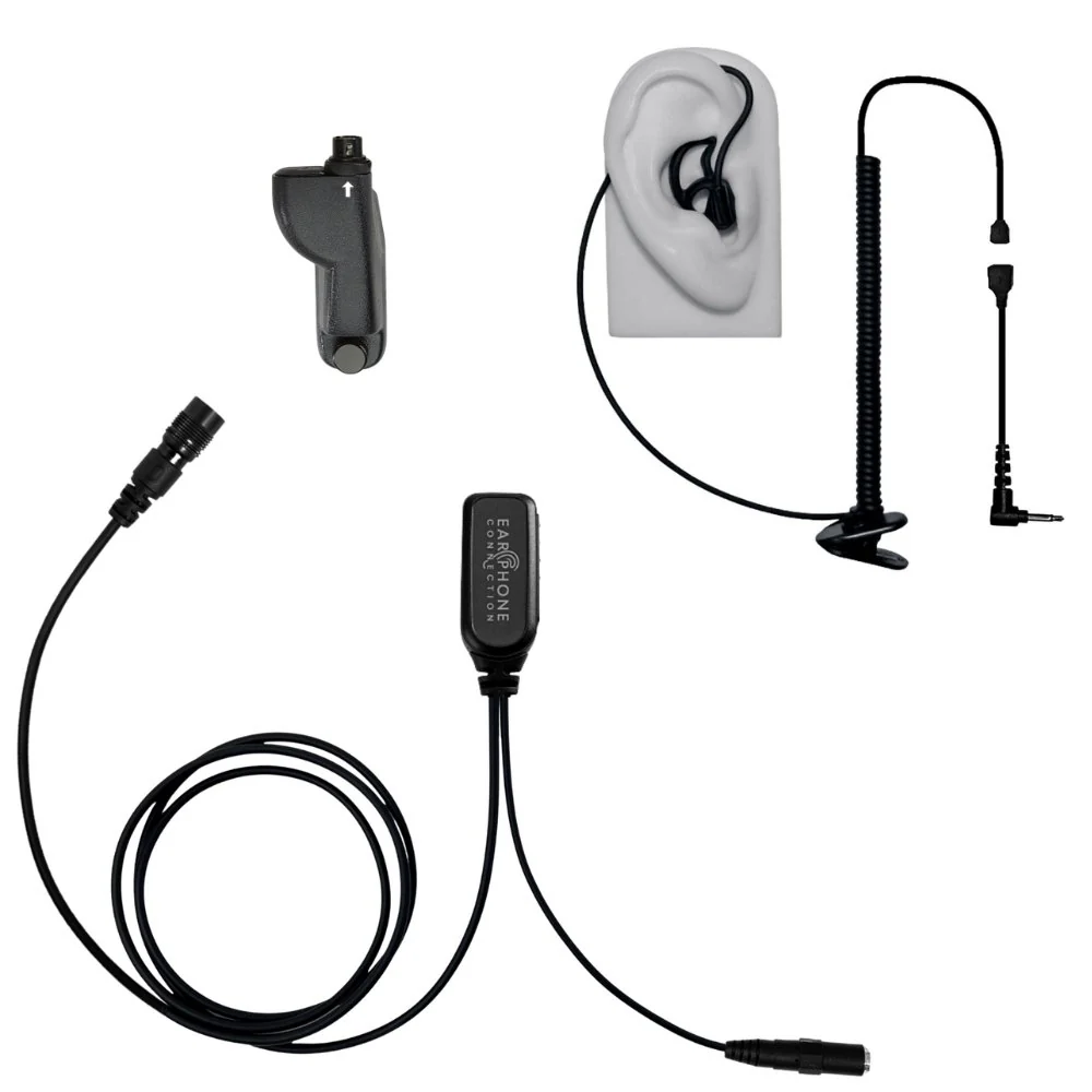 Hawk Lapel Mic, Tactical PTT, 3.5mm Earpiece Port - Image 5