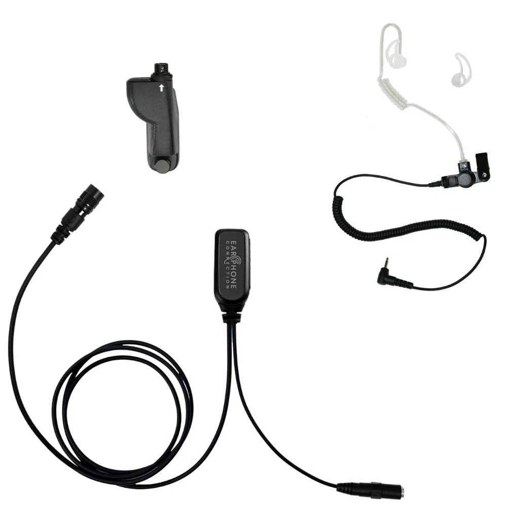 Hawk Lapel Mic, Tactical PTT, 3.5mm Earpiece Port - Image 6