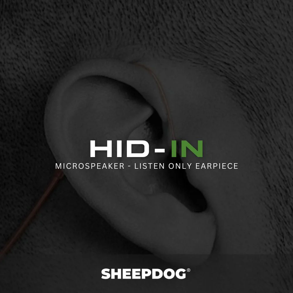 Impact HID-IN Micro Tubeless Listen-Only Earpiece, Black - Image 3