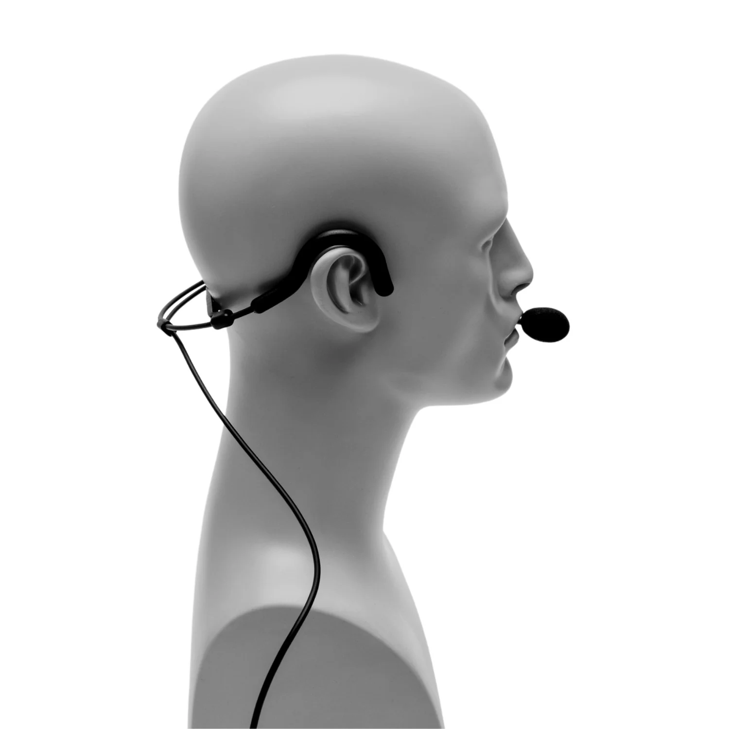 Lightweight Tactical Headset, Boom Mic, Motorola APX - Image 4
