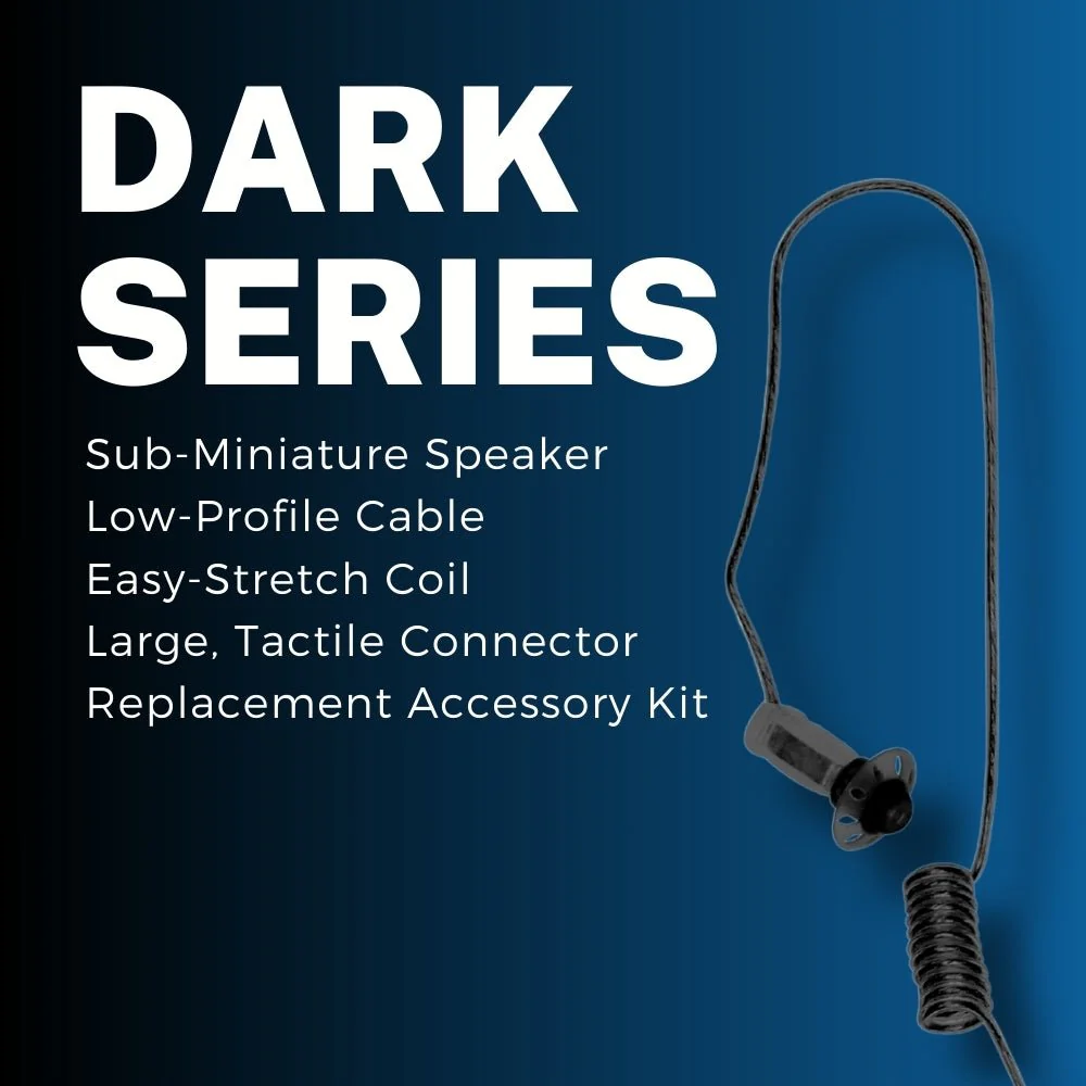 Klein DARK, Listen Only Earpiece, Tubeless, Black - Image 3